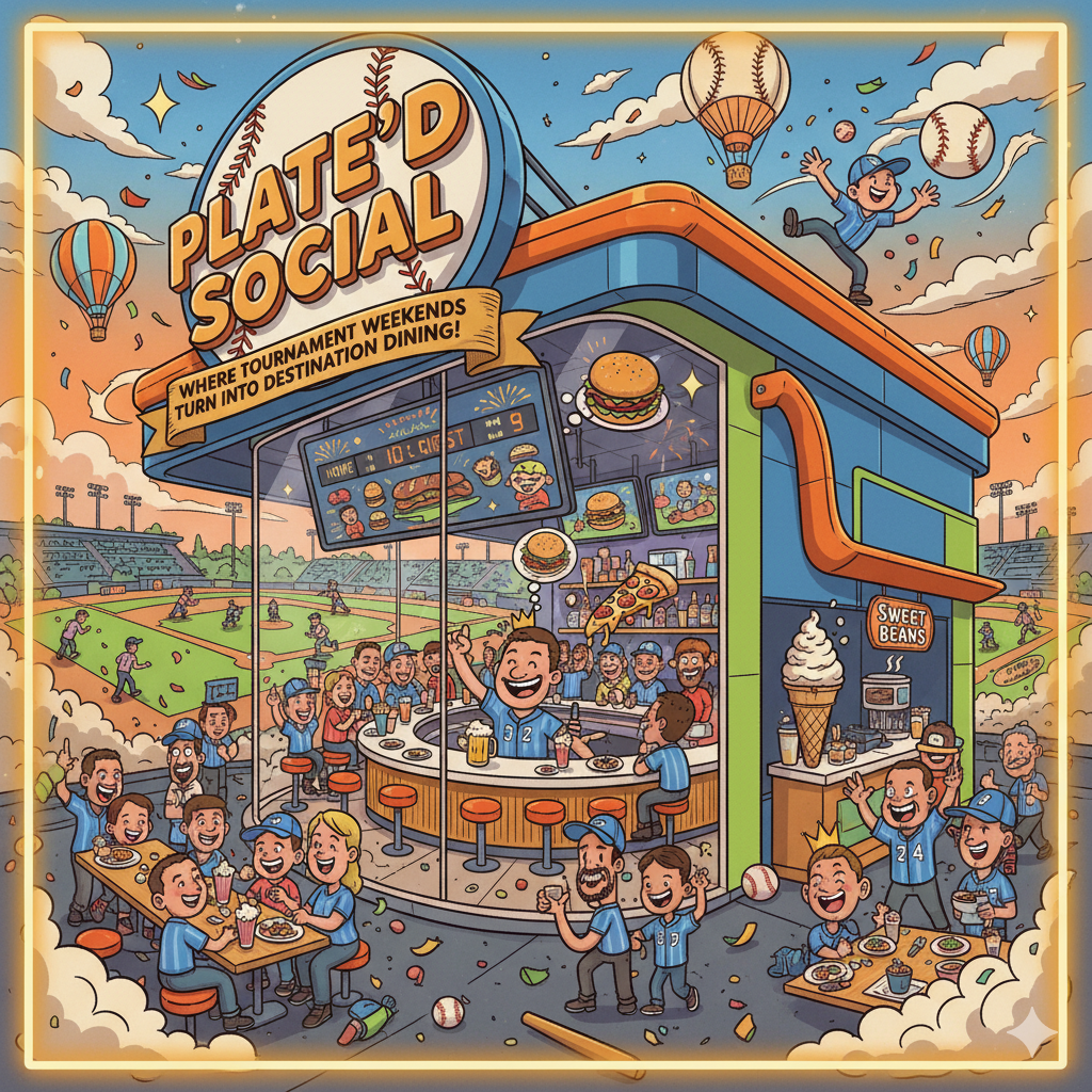 🍔 Dining at 315 Sports Park — Because You Can’t Live on Ballpark Hot Dogs Alone